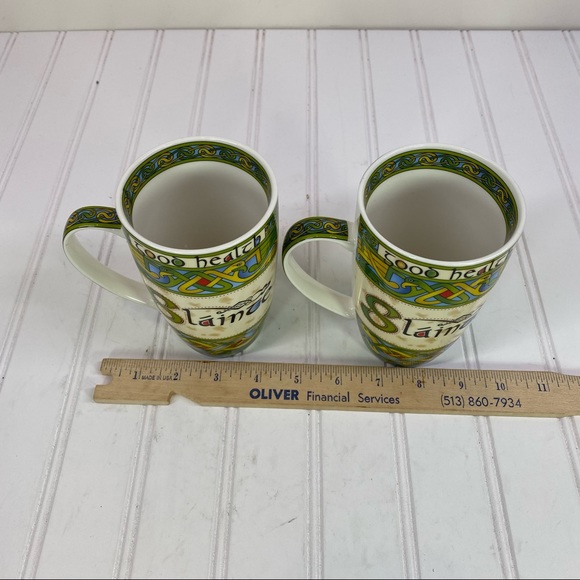 Clara crafts Irish Weave ceramic mugs - Picture 5 of 7